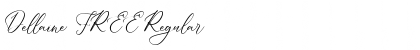 Download Dellaine FREE Regular Font Title Preview