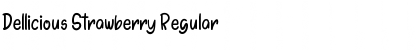 Download Dellicious Strawberry Regular Font Title Preview