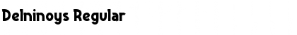 Download Delninoys Regular Font Title Preview