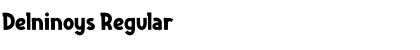Download Delninoys Regular Font Title Preview