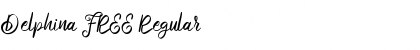 Download Delphina FREE Regular Font Title Preview