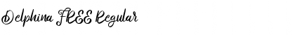 Download Delphina FREE Regular Font Title Preview
