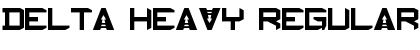 Download Delta Heavy Regular Font Title Preview