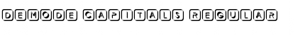 Download Demode Capitals Regular Font Title Preview