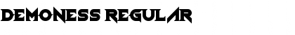 Download Demoness Regular Font Title Preview