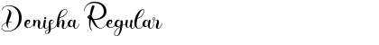 Download Denisha Regular Font Title Preview