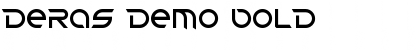 Download Deras Demo Bold Font Title Preview