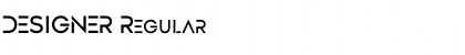 Download DESIGNER Regular Font Title Preview