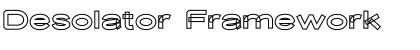 Download Desolator Framework Font Title Preview