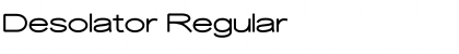 Download Desolator Regular Font Title Preview