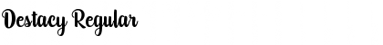 Download Destacy Regular Font Title Preview