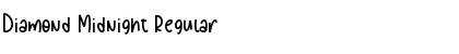 Download Diamond Midnight Regular Font Title Preview