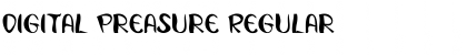 Download Digital Preasure Regular Font Title Preview