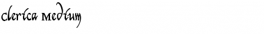 Download Clerica Medium Font Title Preview