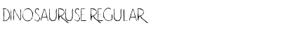 Download Dinosauruse Regular Font Title Preview