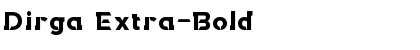 Download Dirga Extra-Bold Font Title Preview