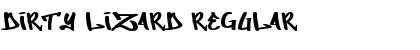 Download Dirty Lizard Regular Font Title Preview