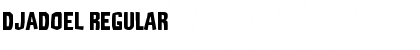Download DJADOEL Regular Font Title Preview