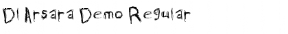 Download Dl Arsara Demo Regular Font Title Preview