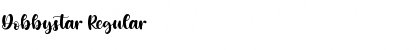 Download Dobbystar Regular Font Title Preview