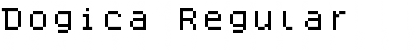 Download Dogica Regular Font Title Preview