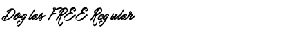 Download Doglas FREE Regular Font Title Preview