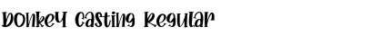 Download Donkey Casting Regular Font Title Preview