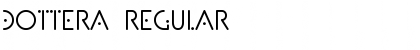 Download Dottera Regular Font Title Preview