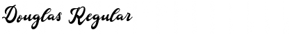 Download Douglas Regular Font Title Preview