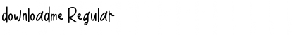 Download downloadme Regular Font Title Preview