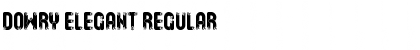 Download Dowry Elegant Regular Font Title Preview