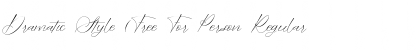 Download Dramatic Style (Free For Person Regular Font Title Preview