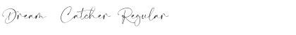 Download Dream  Catcher Regular Font Title Preview
