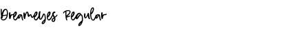 Download Dreameyes Regular Font Title Preview