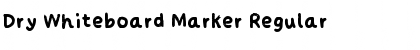 Download Dry Whiteboard Marker Regular Font Title Preview