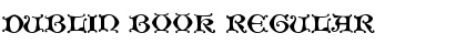 Download Dublin Book Regular Font Title Preview