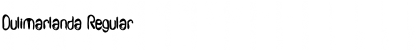 Download Dulimarlanda Regular Font Title Preview