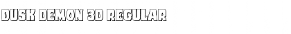 Download Dusk Demon 3D Regular Font Title Preview