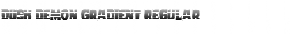 Download Dusk Demon Gradient Regular Font Title Preview