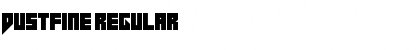 Download Dustfine Regular Font Title Preview
