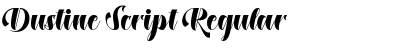 Download Dustine Script Regular Font Title Preview