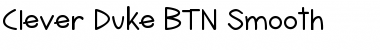 Download Clever Duke BTN Smooth Regular Font Title Preview