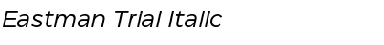 Download Eastman Trial Italic Font