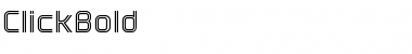Download ClickBold Regular Font Title Preview