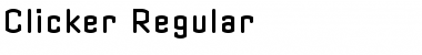 Download Clicker Regular Font Title Preview