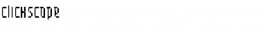 Download clickscope Regular Font Title Preview