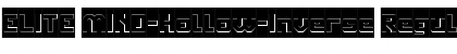 Download ELITE MIND-Hollow-Inverse Regular Font Title Preview