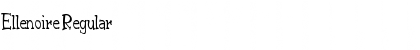 Download Ellenoire Regular Font Title Preview