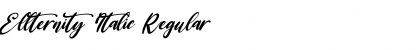 Download Ellternity Italic Regular Font Title Preview