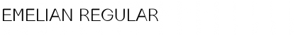 Download EMELIAN Regular Font Title Preview